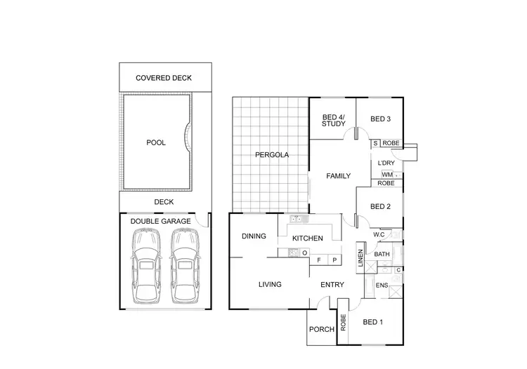 Floorplan of Homely house listing, 7 Fowler Place, Chisholm ACT 2905