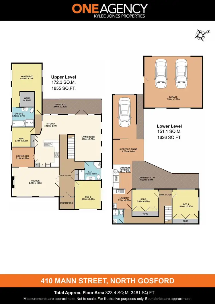 Floorplan of Homely house listing, 410 Mann Street Access Via Campbell St Only, North Gosford NSW 2250
