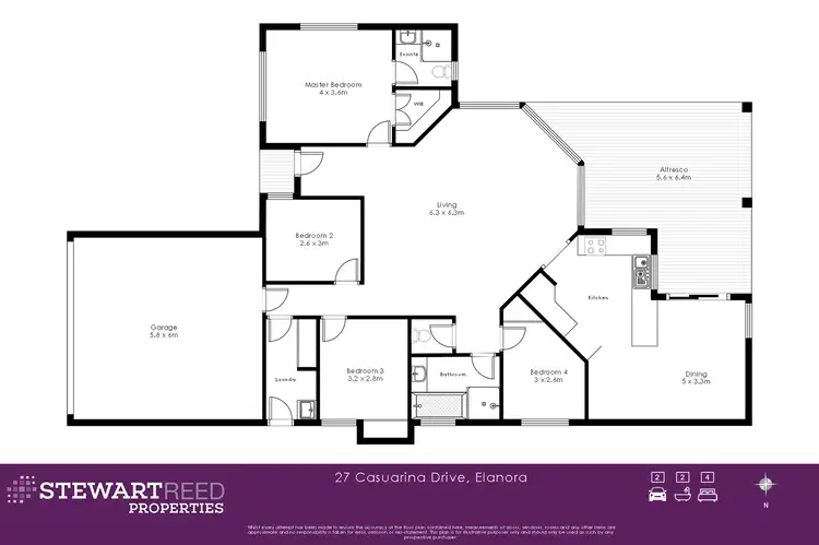 Floorplan of Homely house listing, 27 Casuarina Drive, Elanora QLD 4221