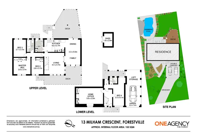 Floorplan of Homely house listing, 13 Milham Crescent, Forestville NSW 2087