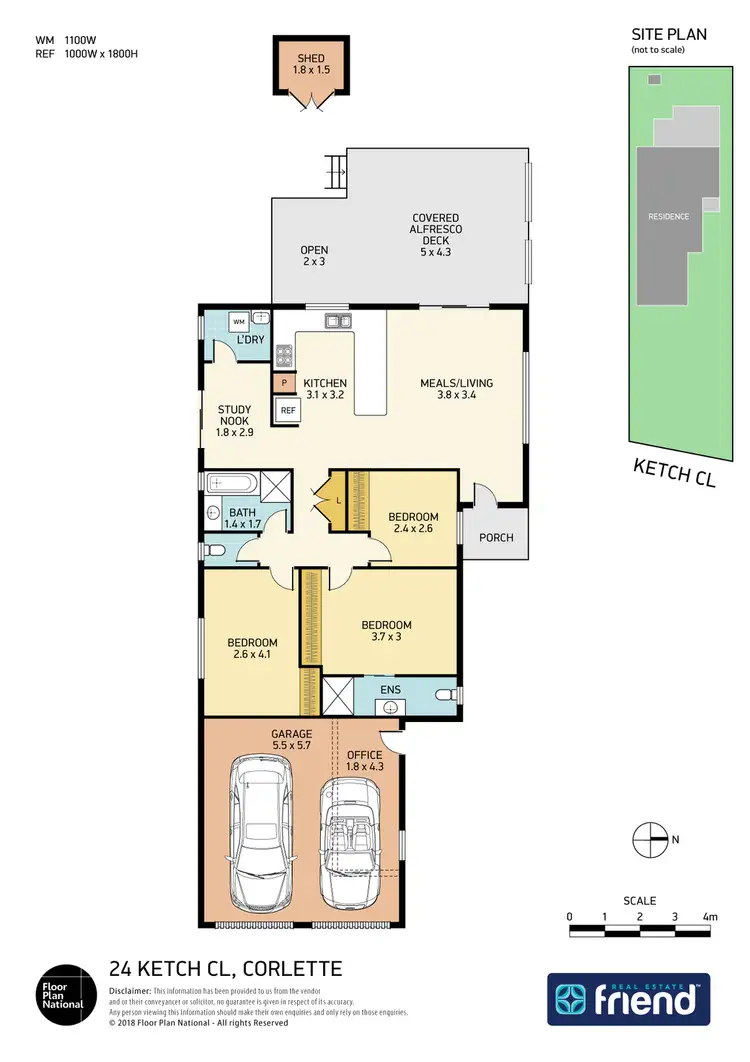 Floorplan of Homely house listing, 24 Ketch Close, Corlette NSW 2315