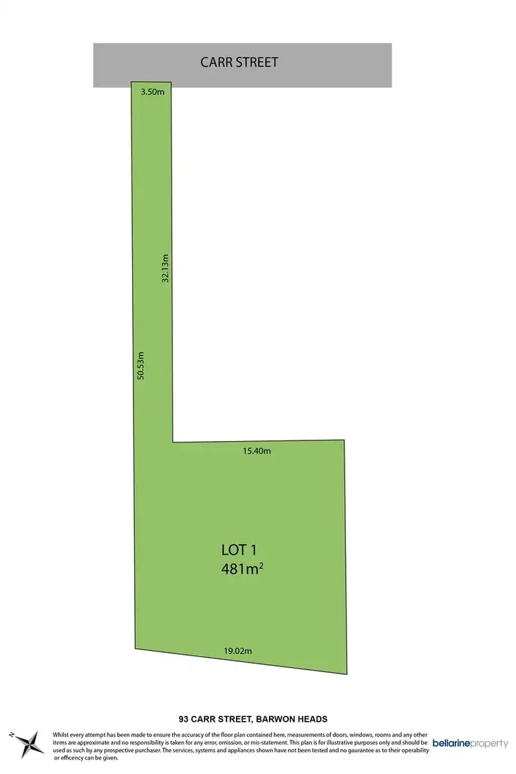 Floorplan of Homely house listing, 93B Carr Street, Barwon Heads VIC 3227
