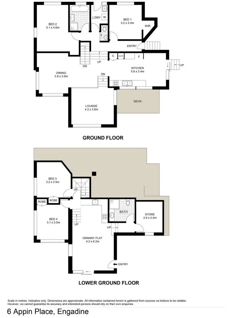 Floorplan of Homely house listing, 6 Appin Place, Engadine NSW 2233