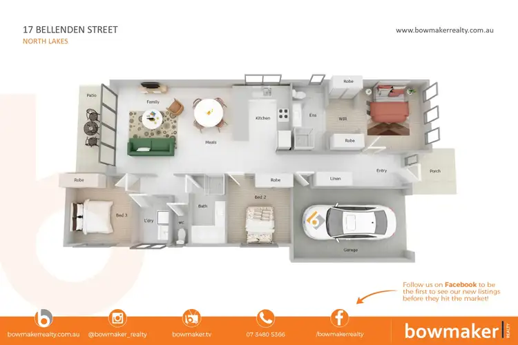 Floorplan of Homely house listing, 17 Bellenden Street, North Lakes QLD 4509