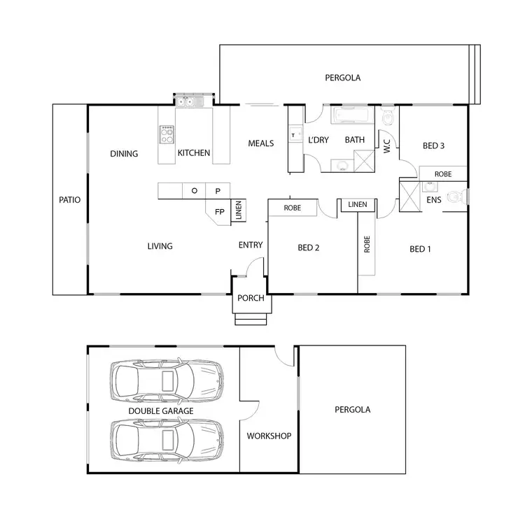 Floorplan of Homely house listing, 217 Wheeler Crescent, Wanniassa ACT 2903