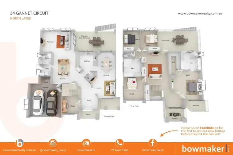 Floorplan of Homely house listing, 34 Gannet Circuit, North Lakes QLD 4509