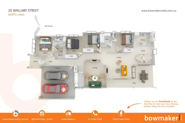 Floorplan of Homely house listing, 20 Wallaby Street, North Lakes QLD 4509