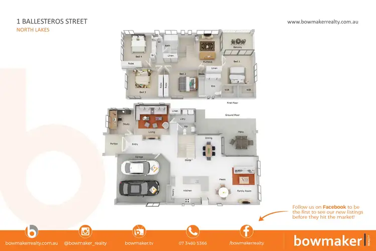 Floorplan of Homely house listing, 1 Ballesteros Street, North Lakes QLD 4509