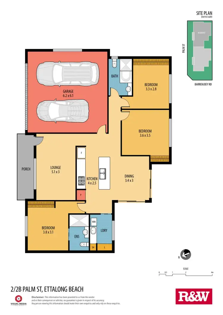 Floorplan of Homely villa listing, 2/2B Palm Street, Ettalong Beach NSW 2257