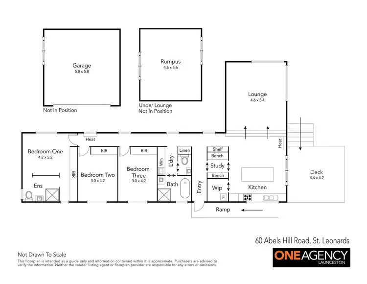 Floorplan of Homely house listing, 60 Abels Hill Road, St Leonards TAS 7250