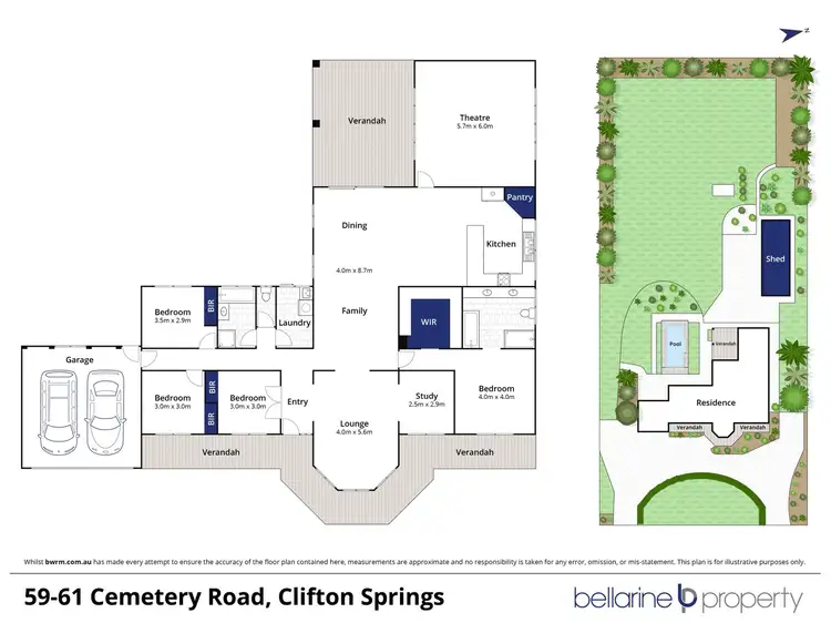 Floorplan of Homely house listing, 59-61 Cemetery Road, Drysdale VIC 3222