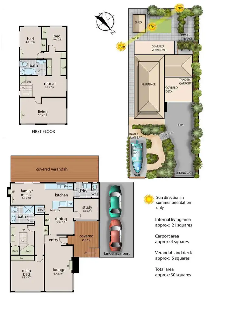 Floorplan of Homely house listing, 15 Tara Drive, Frankston VIC 3199