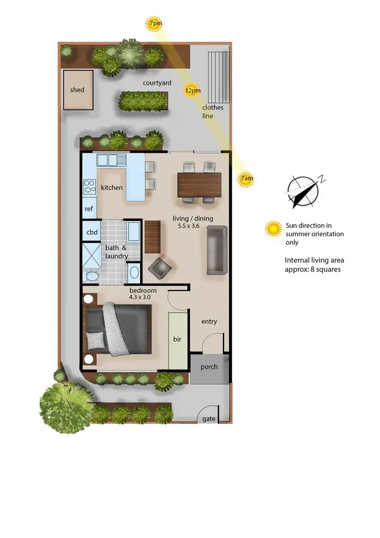 Floorplan of Homely unit listing, 3/6-10 Jenkens Street, Frankston North VIC 3200
