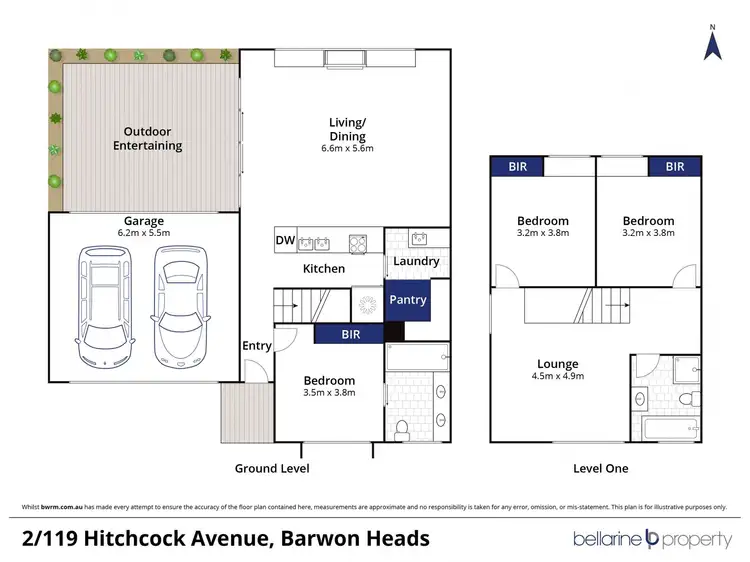 Floorplan of Homely townhouse listing, 2/119 Hitchcock Avenue, Barwon Heads VIC 3227