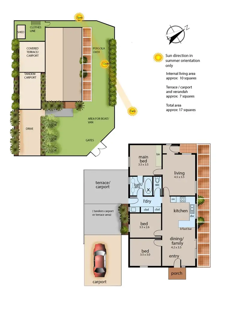 Floorplan of Homely house listing, 2 Olstead Drive, Baxter VIC 3911