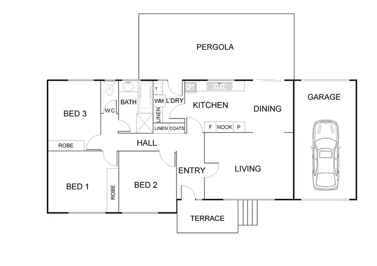 Floorplan of Homely house listing, 4 Morrissey Street, Wanniassa ACT 2903