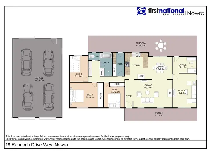 Floorplan of Homely house listing, 18 Rannoch Drive, West Nowra NSW 2541