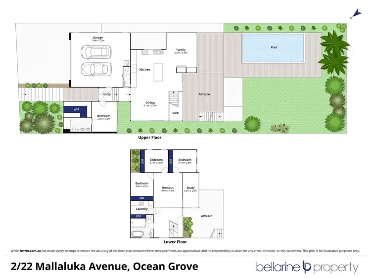 Floorplan of Homely house listing, 2/22 Mallaluka Avenue, Ocean Grove VIC 3226
