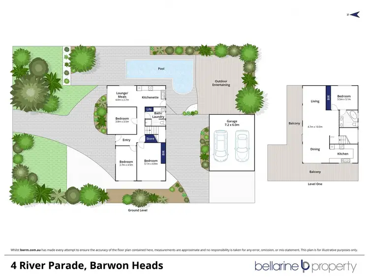 Floorplan of Homely house listing, 4 River Parade, Barwon Heads VIC 3227