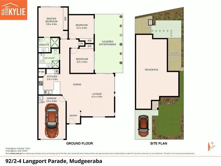 Floorplan of Homely villa listing, 92/2-4 Langport Parade, Mudgeeraba QLD 4213