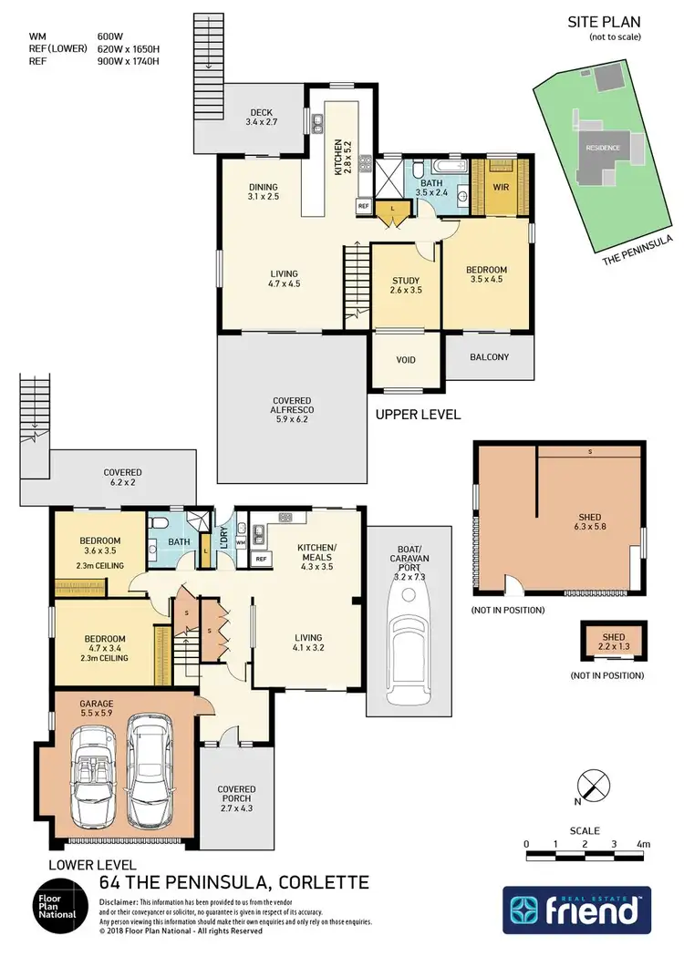Floorplan of Homely house listing, 64 The Peninsula, Corlette NSW 2315