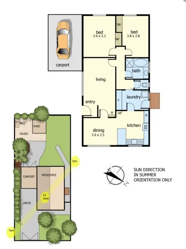 Floorplan of Homely house listing, 36 Nolan Street, Frankston VIC 3199