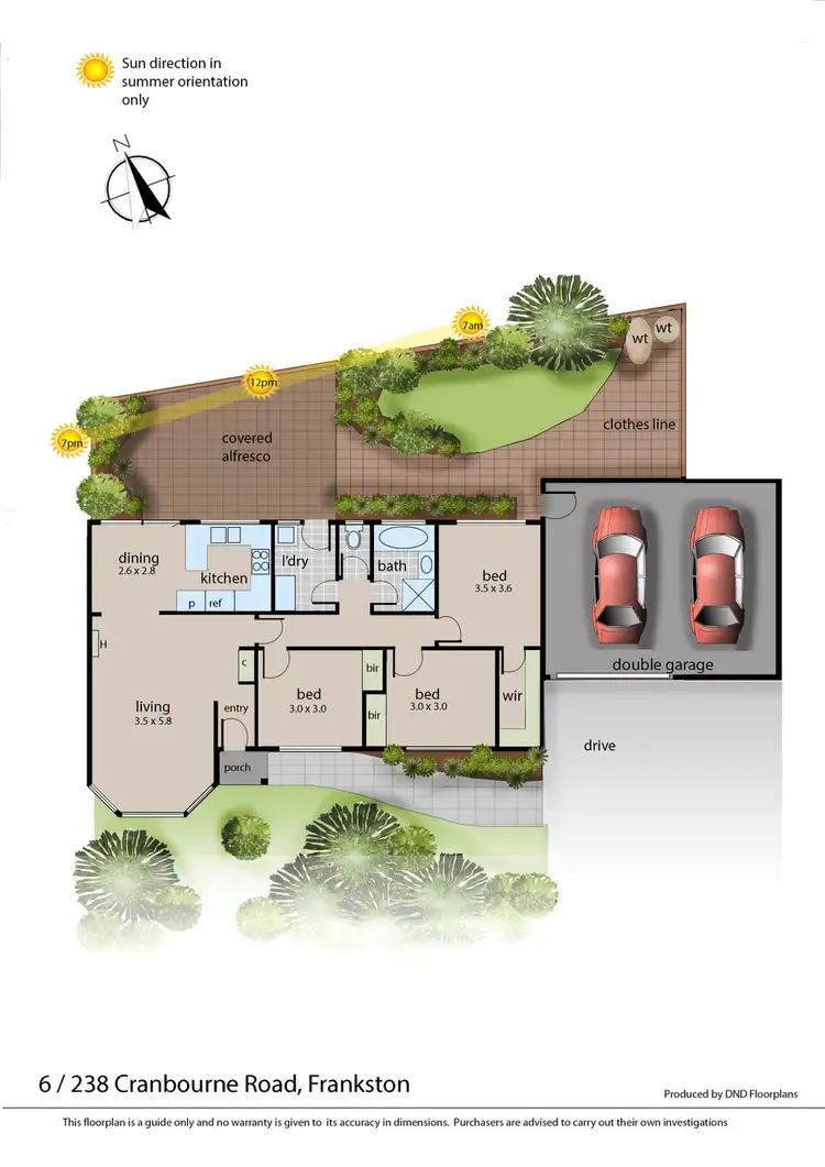 Floorplan of Homely unit listing, 6/238 Cranbourne Road, Frankston VIC 3199