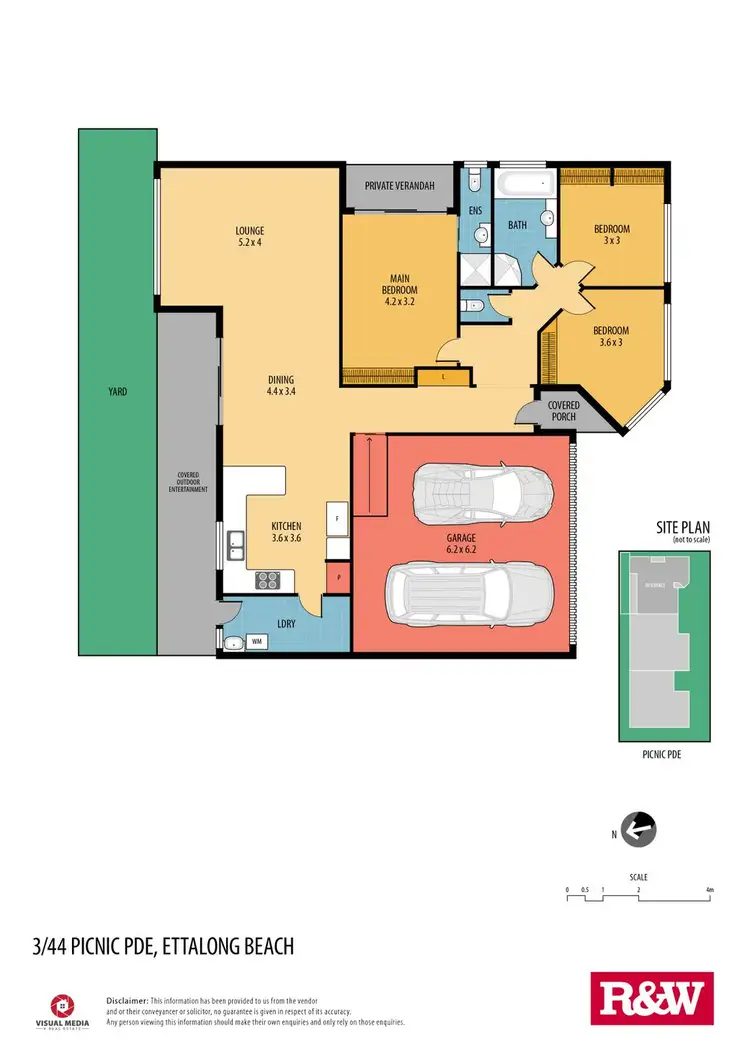 Floorplan of Homely villa listing, 3/44 Picnic Parade, Ettalong Beach NSW 2257