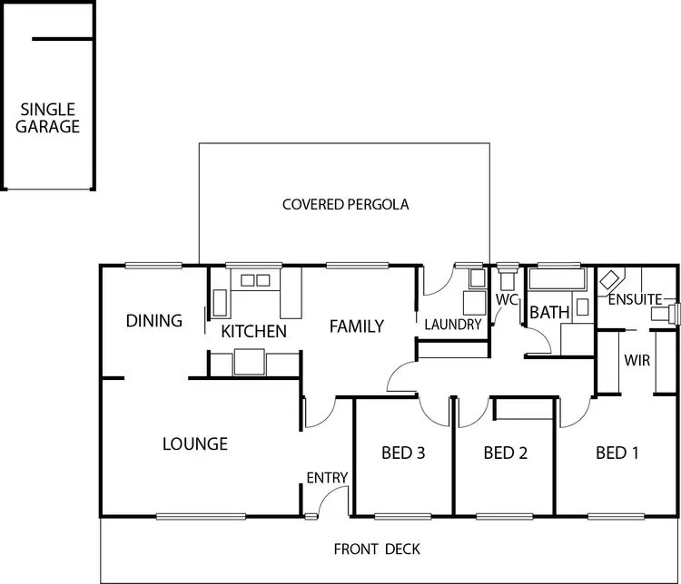 Floorplan of Homely house listing, 59 Clare Dennis Avenue, Gordon ACT 2906