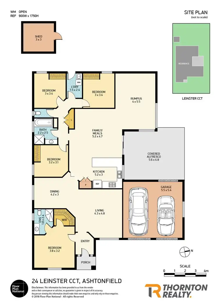 Floorplan of Homely house listing, 24 Leinster Circuit, Ashtonfield NSW 2323