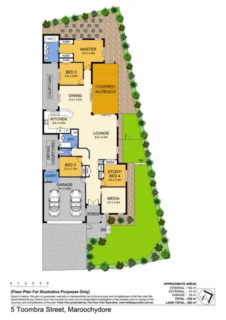 Floorplan of Homely house listing, 5 Toombra Street, Maroochydore QLD 4558