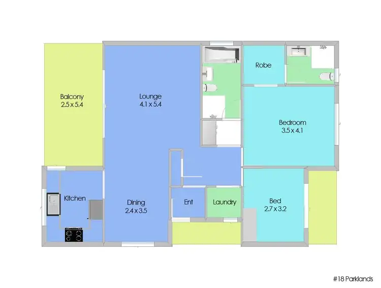 Floorplan of Homely villa listing, 18/2 Breese Parade, Forster NSW 2428