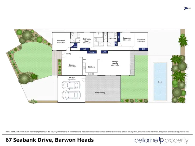 Floorplan of Homely house listing, 67 Seabank Drive, Barwon Heads VIC 3227