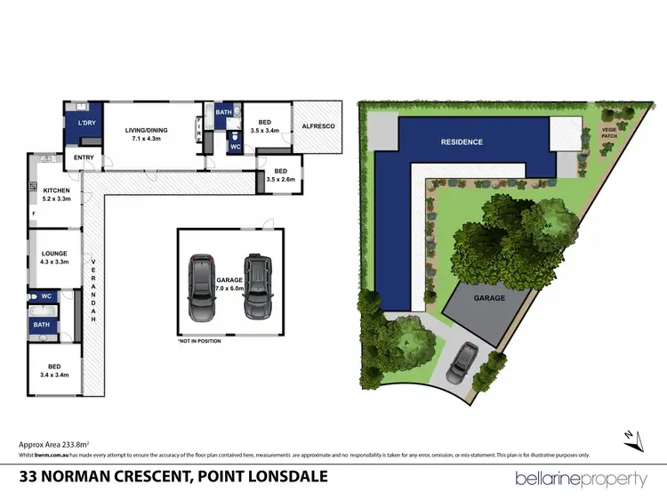 Floorplan of Homely house listing, 33 Norman Crescent, Point Lonsdale VIC 3225