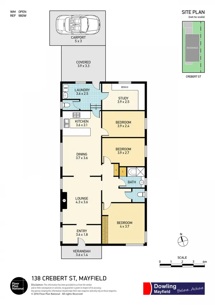 Floorplan of Homely house listing, 138 Crebert Street, Mayfield NSW 2304