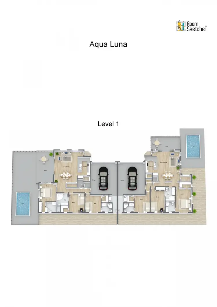 Floorplan of Homely house listing, 1/3 Upolu Esp, Clifton Beach QLD 4879