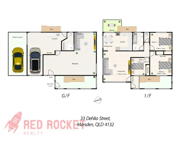 Floorplan of Homely house listing, 33 Dehlia Street, Marsden QLD 4132