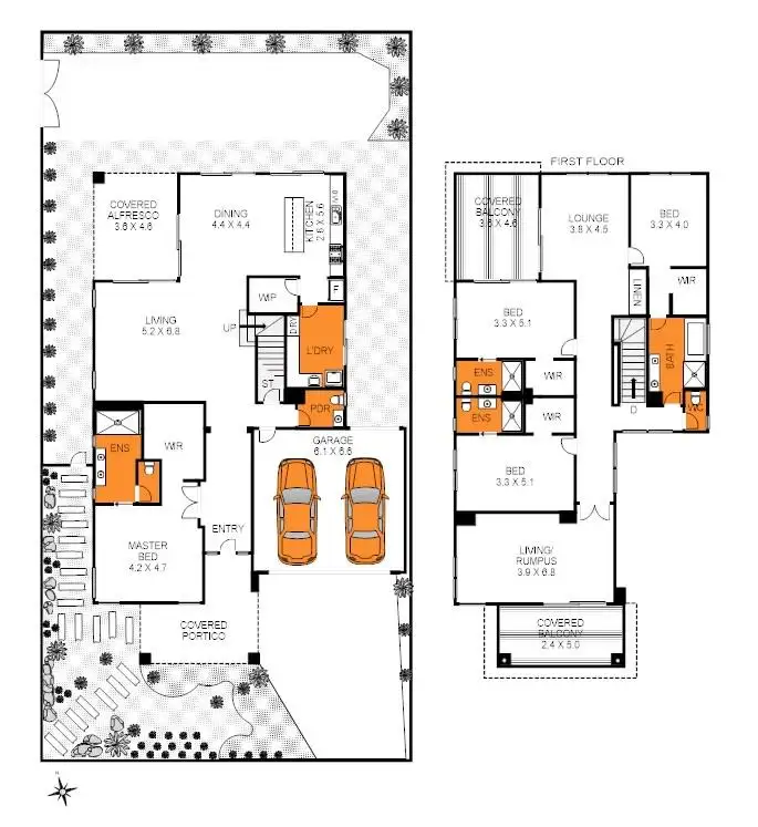 Floorplan of Homely house listing, 36 Warralily Blvd, Armstrong Creek VIC 3217