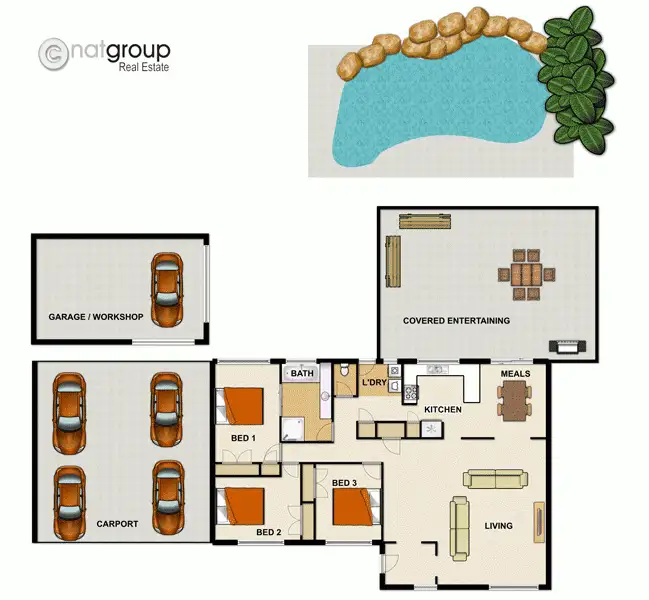 Floorplan of Homely house listing, 24 Arbour Way, Regents Park QLD 4118