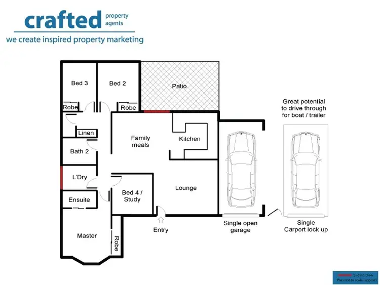 Floorplan of Homely house listing, 23 Bottlebrush Drive, Regents Park QLD 4118