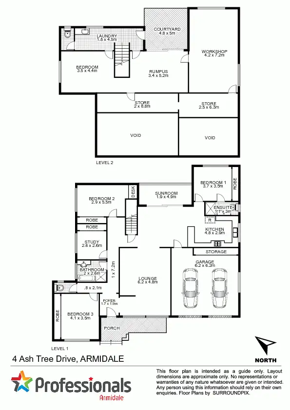 Floorplan of Homely house listing, 4 Ash Tree Drive, Armidale NSW 2350