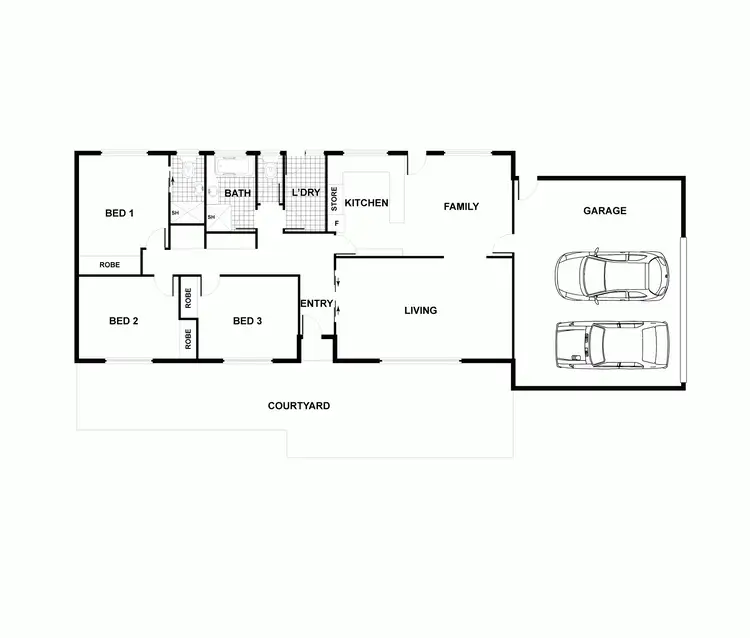 Floorplan of Homely house listing, 1 Lobb Place, Wanniassa ACT 2903