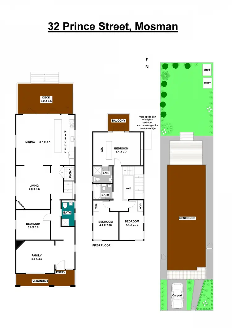 Floorplan of Homely house listing, 32 Prince Street, Mosman NSW 2088