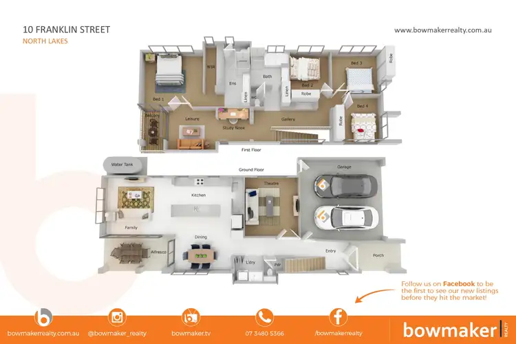 Floorplan of Homely house listing, 10 Franklin Street, North Lakes QLD 4509