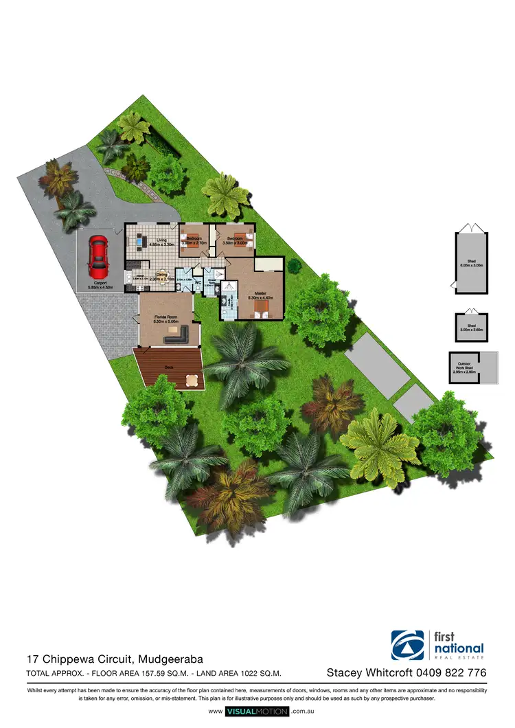 Floorplan of Homely house listing, 17 Chippewa Court, Mudgeeraba QLD 4213