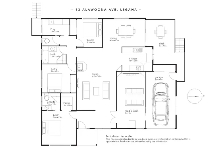 Floorplan of Homely house listing, 13 Alawoona Street, Legana TAS 7277
