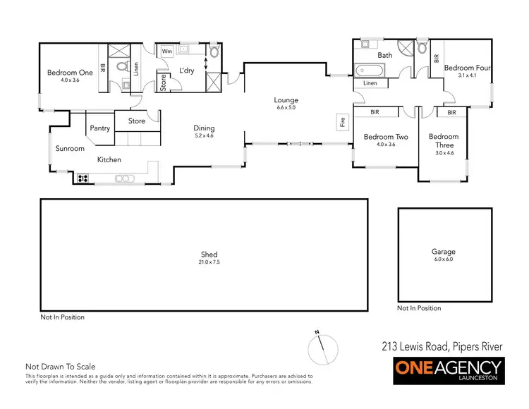 Floorplan of Homely house listing, 213 Lewis Street, Pipers River TAS 7252