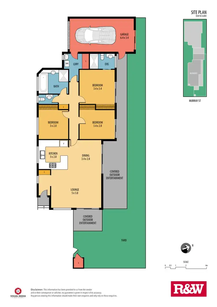 Floorplan of Homely villa listing, 1/9 Murray Street, Booker Bay NSW 2257