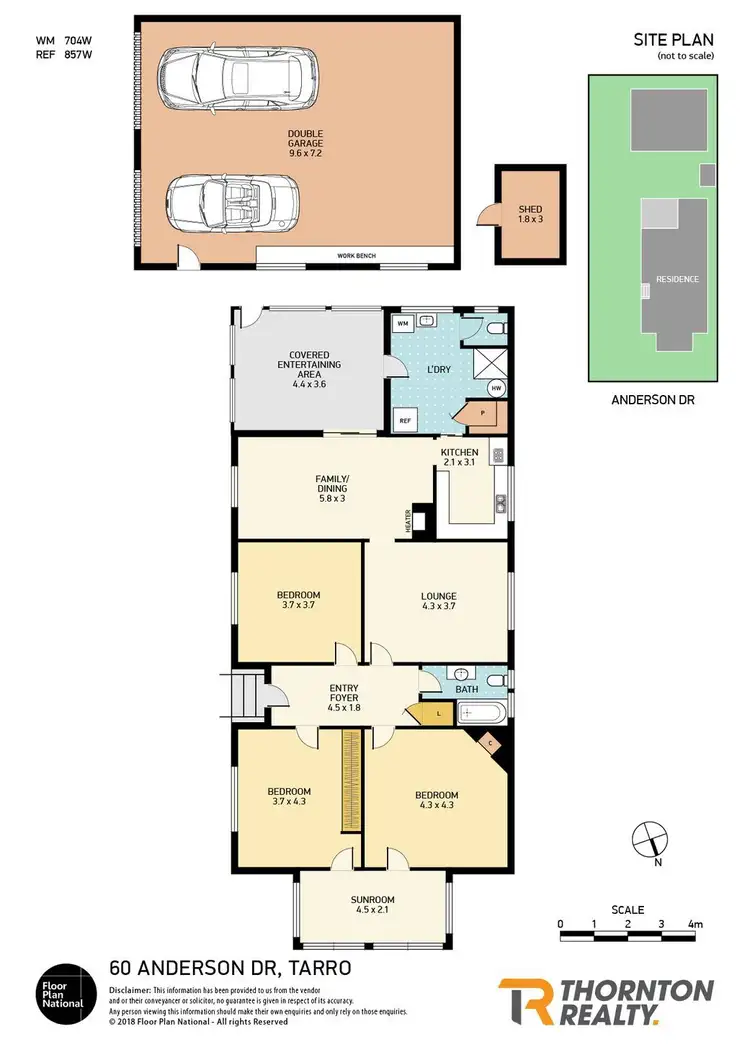 Floorplan of Homely house listing, 60 Anderson Drive, Tarro NSW 2322