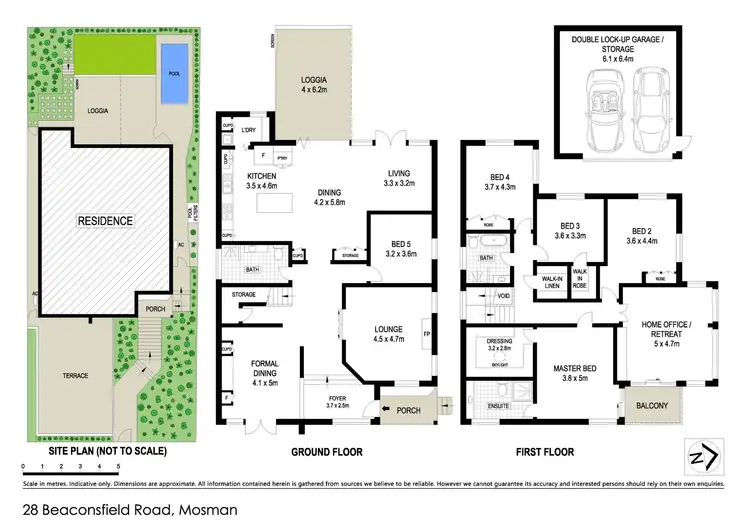 Floorplan of Homely house listing, 28 Beaconsfield Road, Mosman NSW 2088